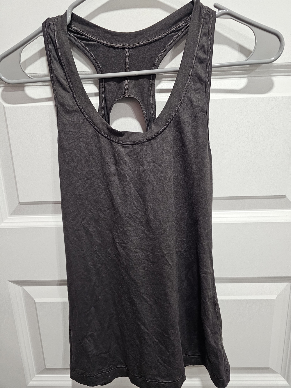Athleta Charcoal Racerback Tank